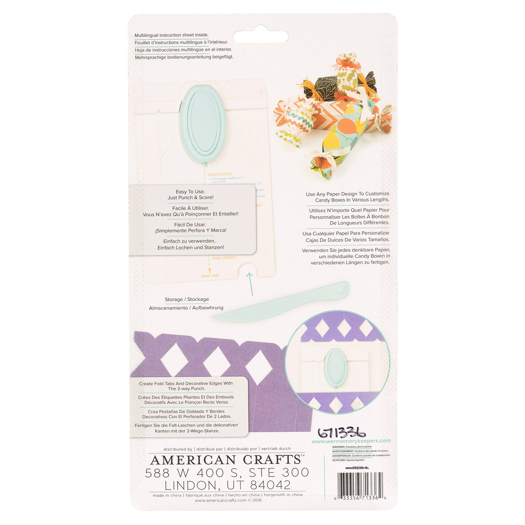 We R Memory Keepers® Punch Board™ Candy Box